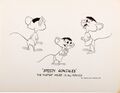 Model sheet of his prototype in Cat-Tails for Two, circa early 1950s.